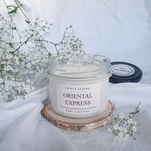 świeczniki i świece Naturalna świeca sojowa - Oriental express - 235 ml