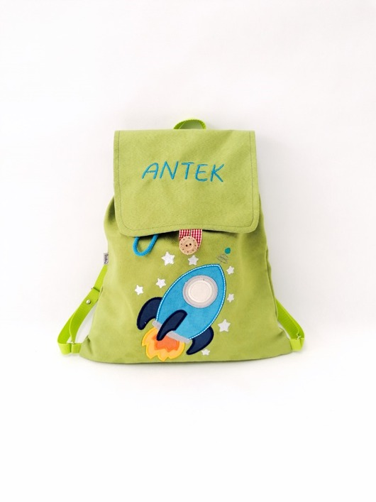 torebki, worki i plecaki dziecięce Personalizowany plecak przedszkolaka z rakietą