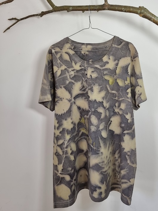 t-shirty męskie Eko t-shirt z naturalnym ekodrukiem roślinnym