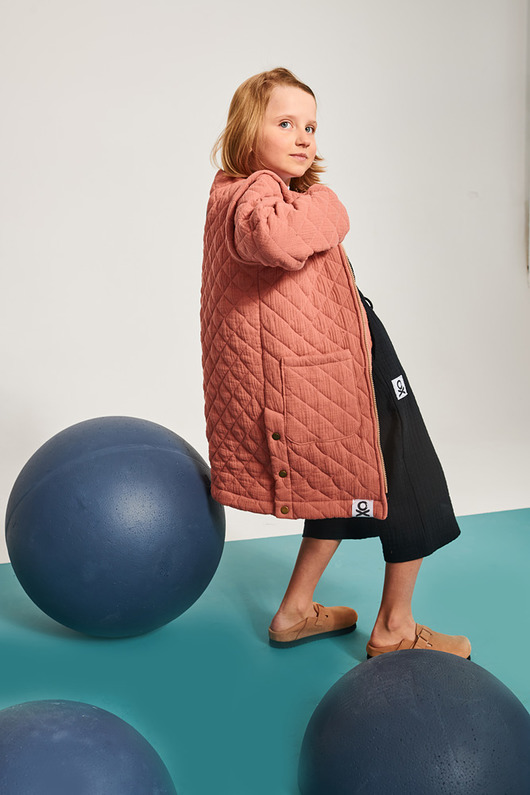 kurtki i płaszcze dla chłopców SMART coat - rose