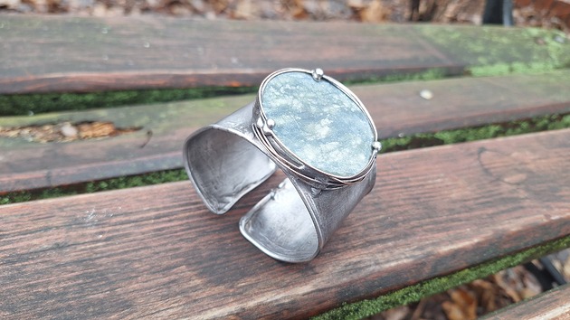 bransoletki z kamieni naturalnych Zieleń na okrągło - bransoletka regulowana