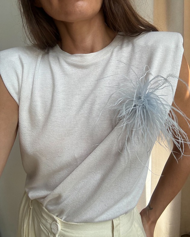 broszki Broszka Feelings Cashmere blue