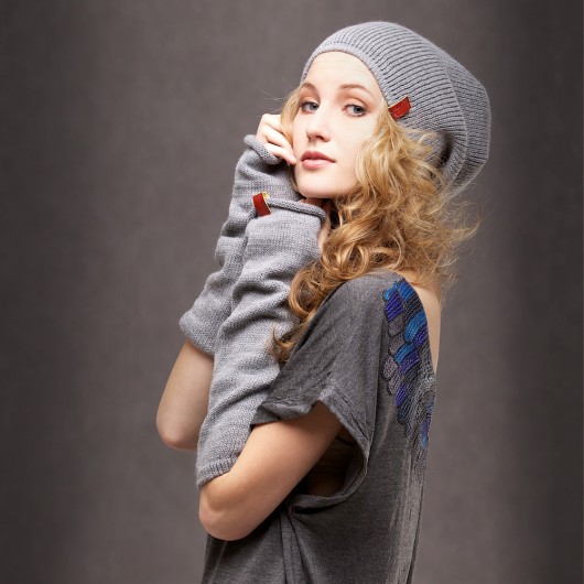Czapka Rękawki Getry GRAY MELANGE CADOaccessories