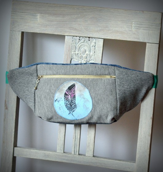 Nerka malowana ręcznie BOHO ivy style