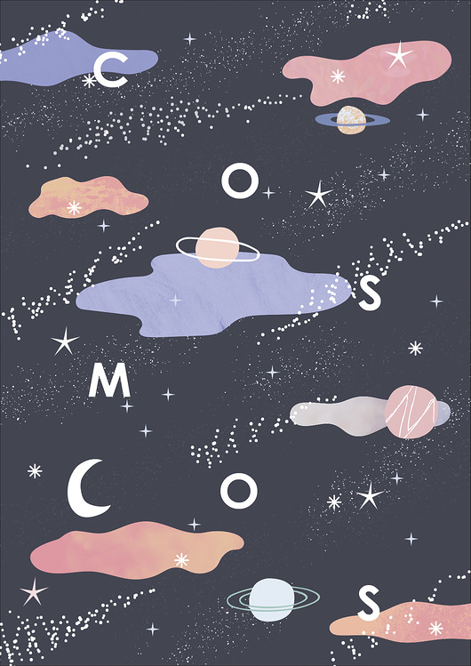 grafiki i ilustracje Plakat Cosmos