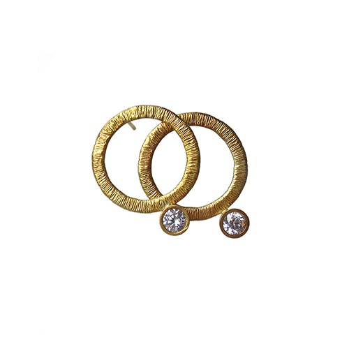 kolczyki z cyrkonią RITA KOS jewellery