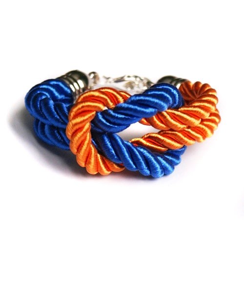 BRANSOLETKA wiosenna SAILOR KNOT kaktusia