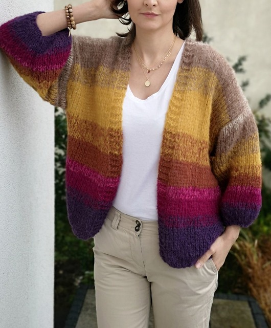 Kardigan Sweet Plum Oh! Sweater