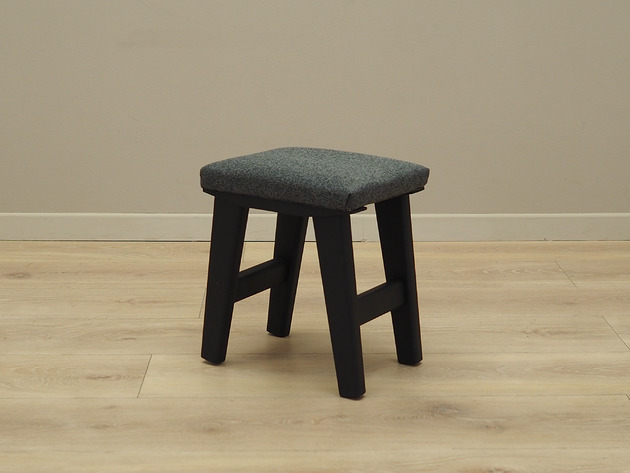 krzesła Taboret szary, duński design, lata 80, produkcja: Dania