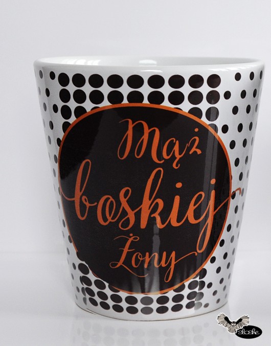 Mąż boskiej żony, kubek latte Sowia Aleja