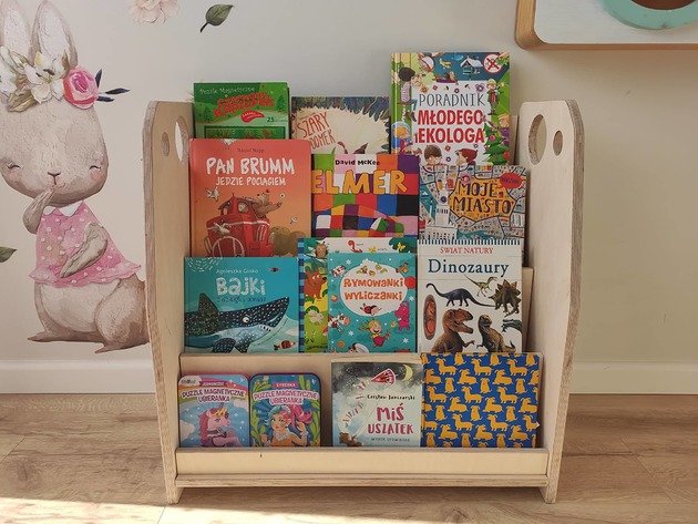 meble do pokoju dziecka Półka montessori na książki