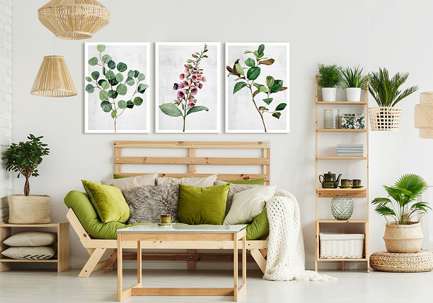 obrazy OBRAZ NA PŁÓTNIE - 3 części 50x70cm