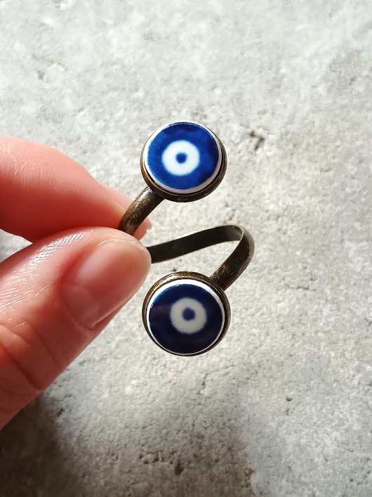 pierścionki - różne Pierścionek Bolesławiec podwójny