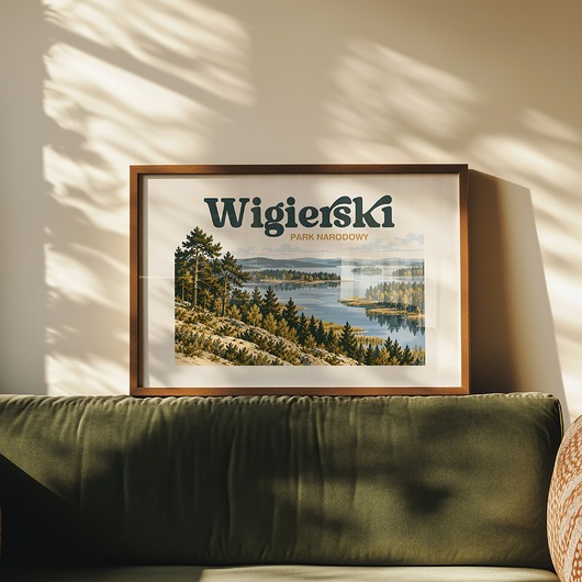 plakaty Plakat Wigierski Park Narodowy - Druk Pigmentowy