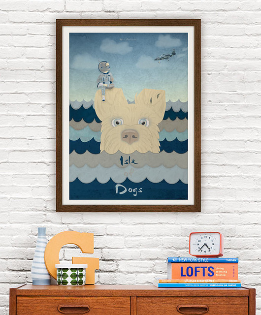 plakaty Wyspa psów - Wes Anderson - plakat 50x70 cm