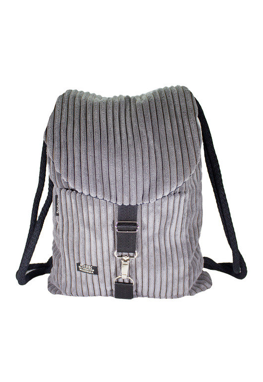 Plecak popiel sztruks sacky bag