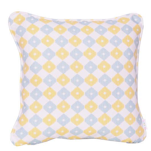 Poduszka LITTLE Rhombus - YELLOW 40x40cm Majunto