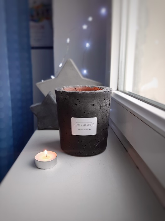Duża świeca zapachowa,beton CHRISTMAS MULBERRY LOFT 49