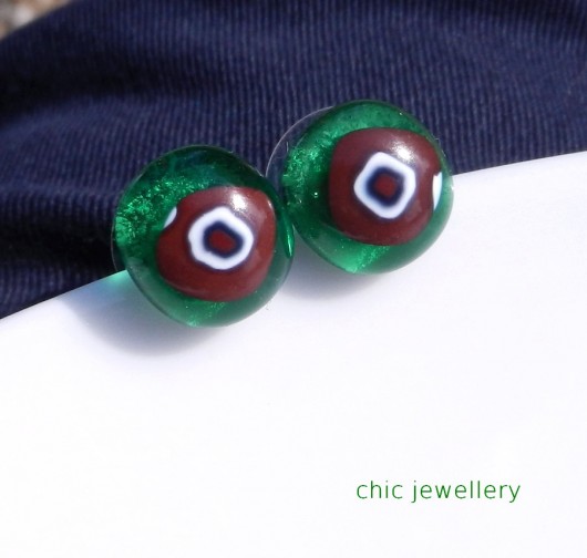 wkrętki funky green&brown funkyandchic