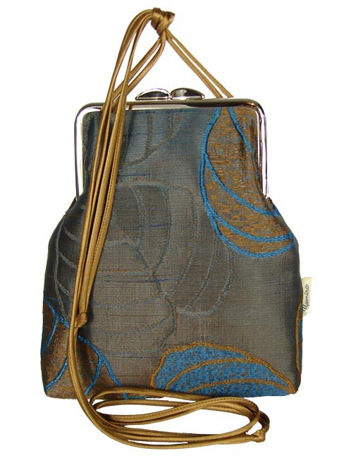 Torebka :: blue & brown leaf :: yamira