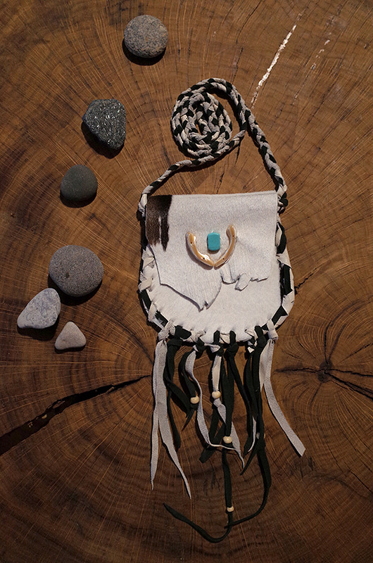 medicine bag,indiańska sakiewka,amulet martuch