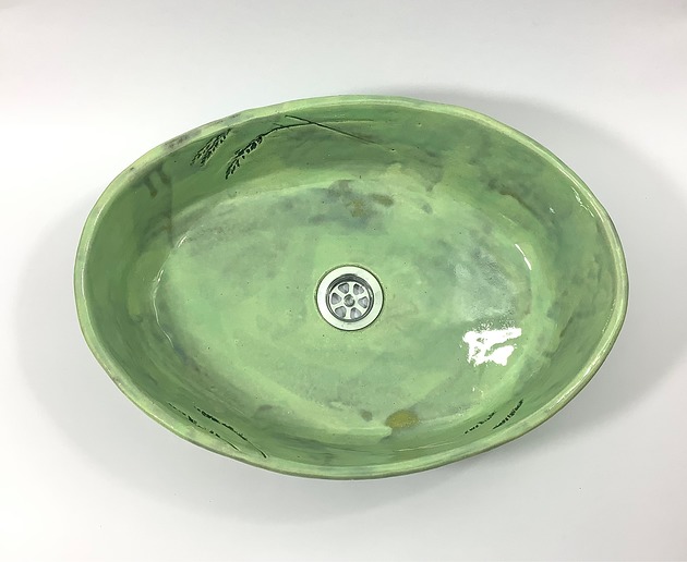 umywalki Ceramiczna umywalka W zbożu