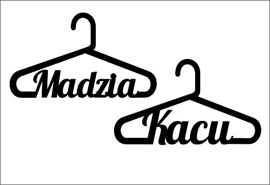 Wieszaki na zamówienie MASZYNA KREACJI
