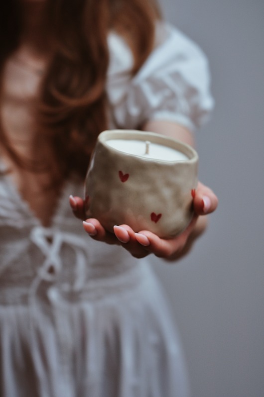 świece zapachowe Świeca sojowa CZARKA SERDUSZKA 250 ml