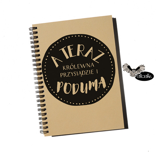 A teraz królewna przysiądzie .., recycled notes Sowia Aleja