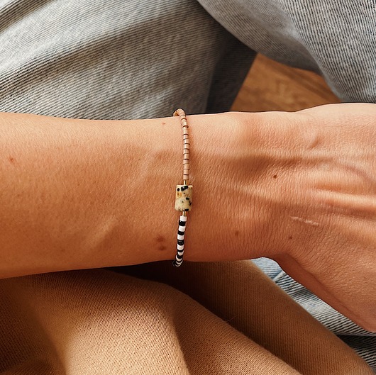 bransoletki ze szkła Bransoletka na gumce  FUERTEVENTURA