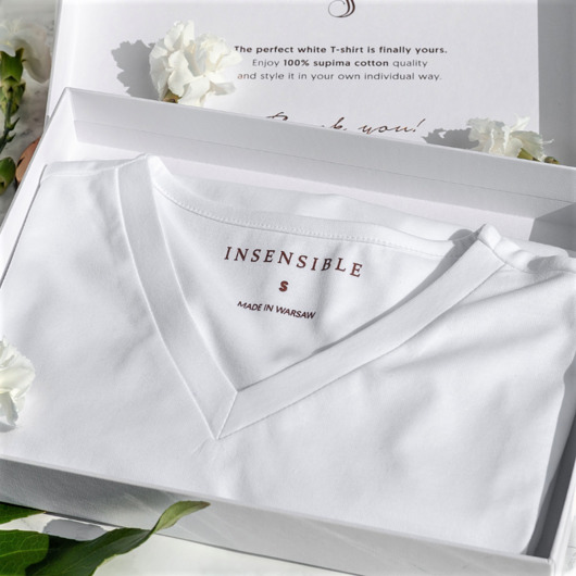 Basic T-shirt 100% SUPIMA COTTON Insensible