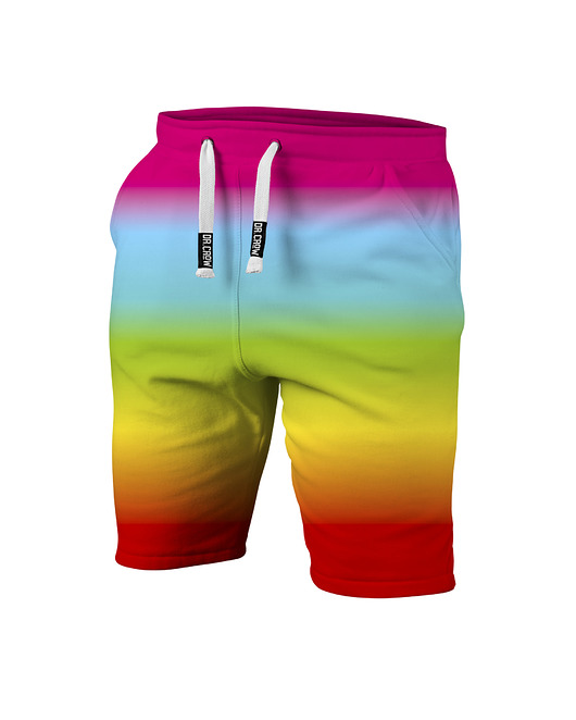 shorty dla dziewczynki Krótkie Spodenki Girl DR.CROW Ombre Rainbow