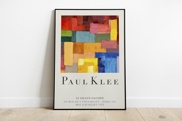 Paul Klee- plakat wystawowy Pas De LArt