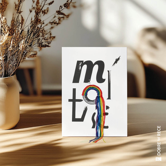 grafiki i ilustracje Miłość #02 - grafika haftowana