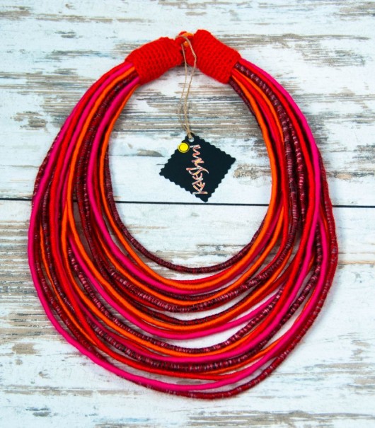 UPENDO - naszyjnik MAASAI, tribal, boho AFRIKA Kaeshmi