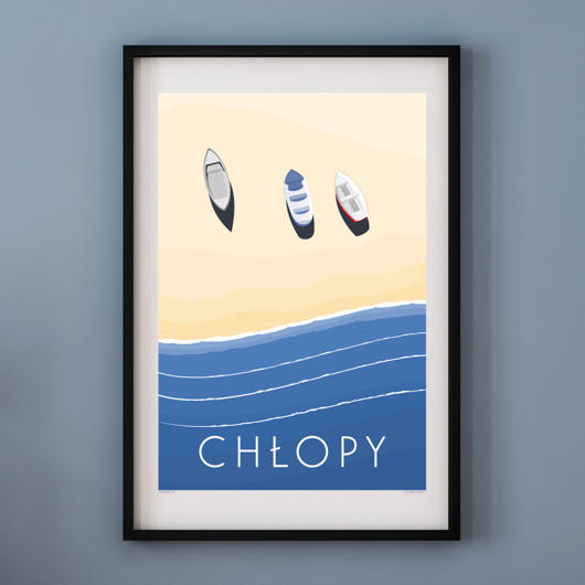 Plakat CHŁOPY A2 A. W. WIĘCKIEWICZ