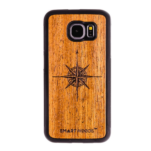 OBUDOWA,  ETUI SAMSUNG GALAXY S6, RÓŻA WIATRÓW Smartwoods