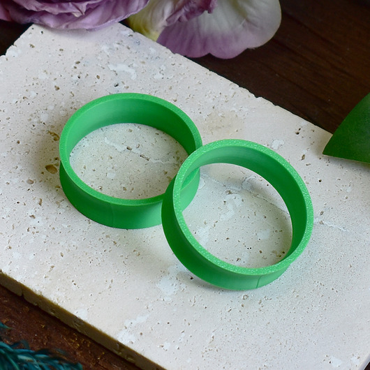 biżuteria różna Tunele do uszu 10-100mm / zielone / plugi, tunele siodłowe