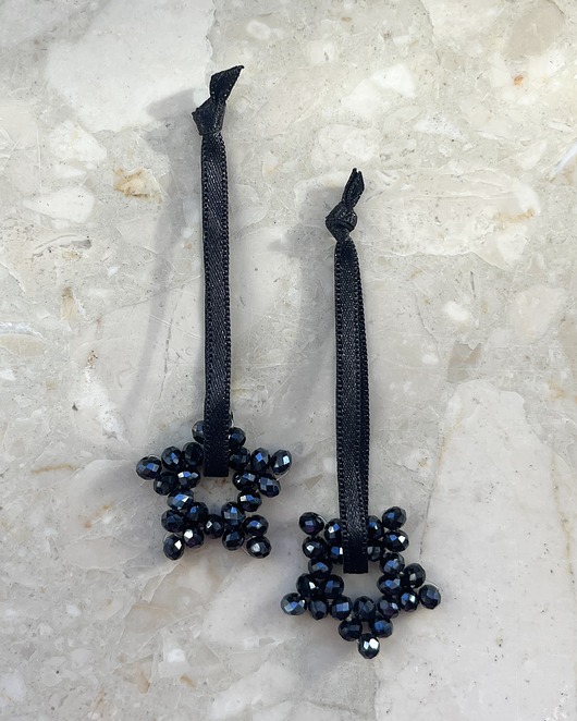 ozdoby choinkowe WINTER GLOW Crystal Navy  zawieszka bombka 2 sztuki