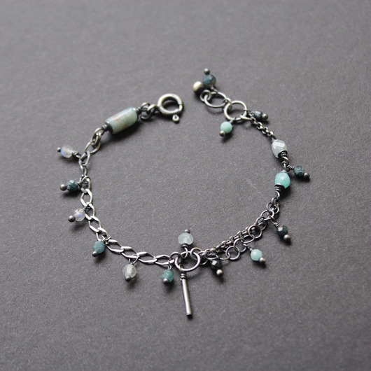 bransoletki z kamieni naturalnych Bransoletka Zima