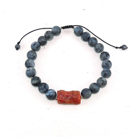 bransoletki z kamieni naturalnych Koral filipiński bransoletka