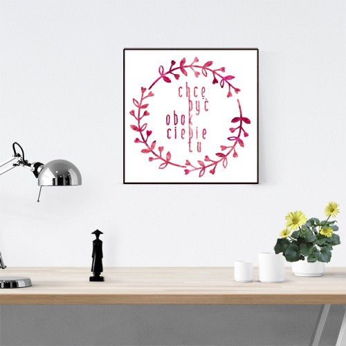 Plakat Chcę być obok ciebie ONE MUG A DAY