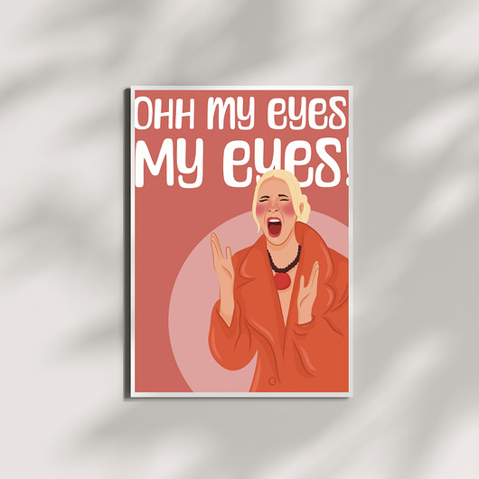 grafiki i ilustracje Plakat "My eyes!"