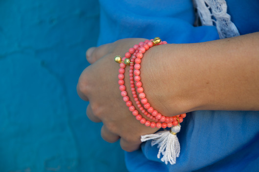 KORALOWA / bransoletka z dzwoneczkami NOMAD ACCESSORIES