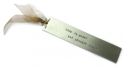 Zakładka "Life is short. Eat dessert first" Marisella