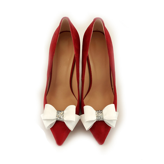 NEW! Klipsy do butów - Party Time / White Coquet