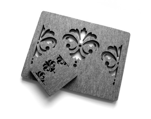 filcowe podkładki felt label