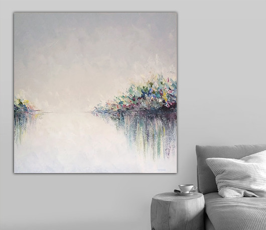 Płótno 3D 100x100 cm, obraz farbami akrylowymi Beata Jarecka