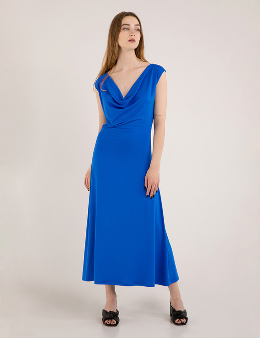 sukienki maxi damskie Sukienka z dekoltem wodą