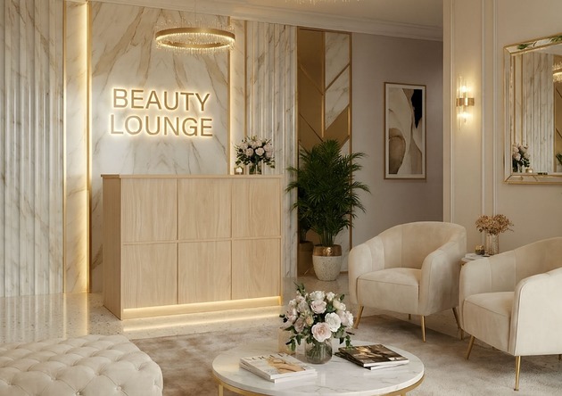 meble - inne Recepcja Elfina lada do salonu beauty salonu kosmetycznego fryzjerskiego